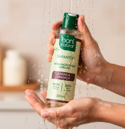 Shampoo Argan e Linhaça 5