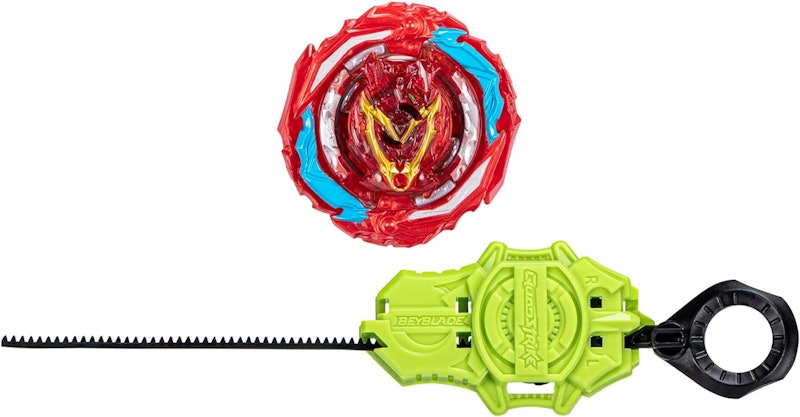 Pião e Lançador Beyblade Burst QuadStrike - Zeal Achilles A8 2