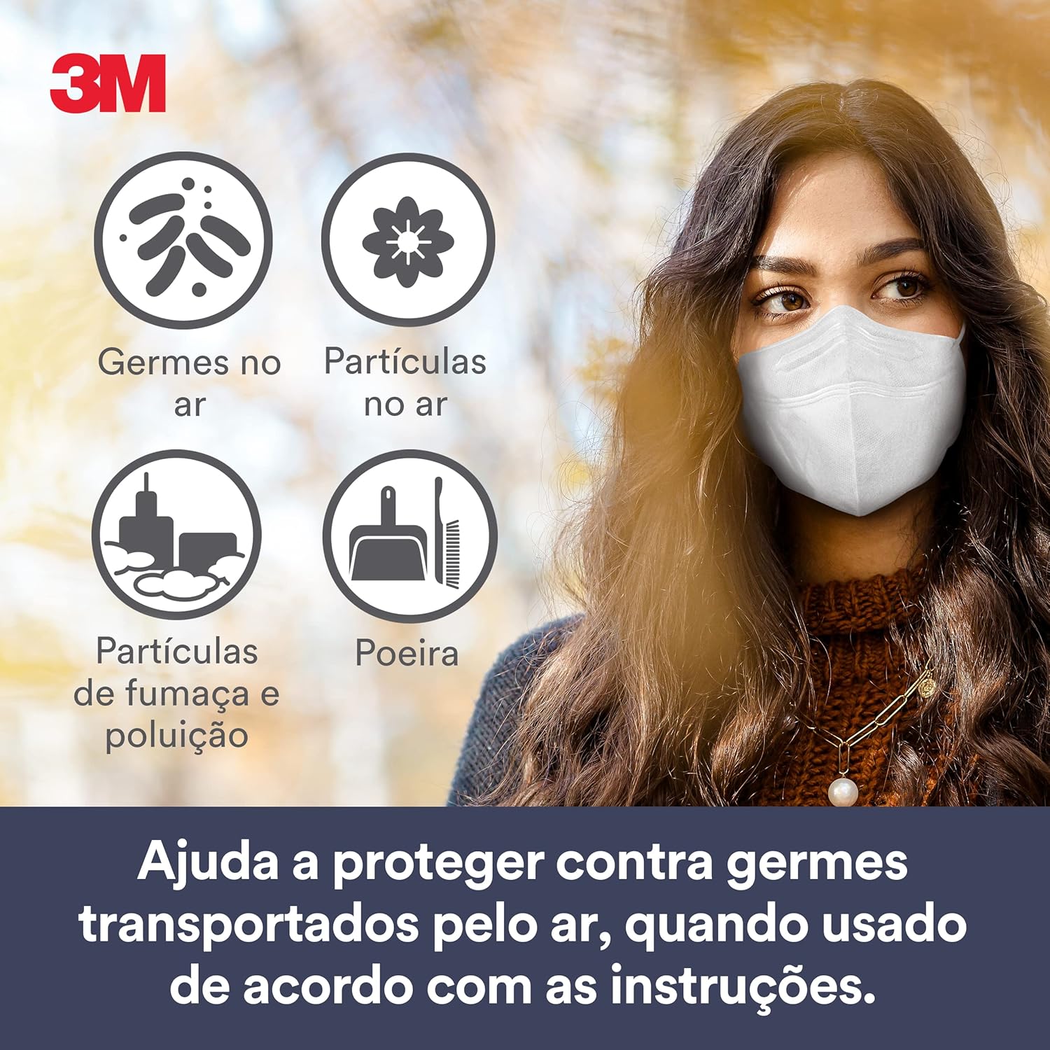 Respirador Hospitalar para Partículas 9823 PFF2 4