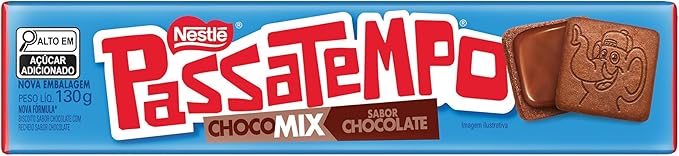 Biscoito Passatempo Chocomix Chocolate 1