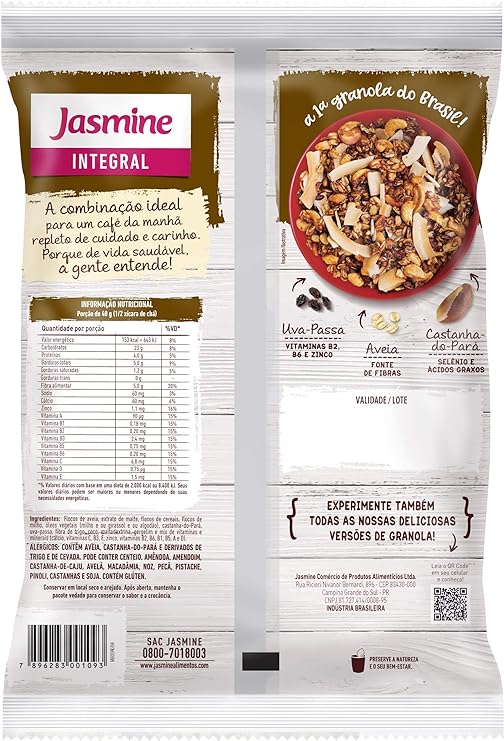 Granola Integral Cereais Maltados 2