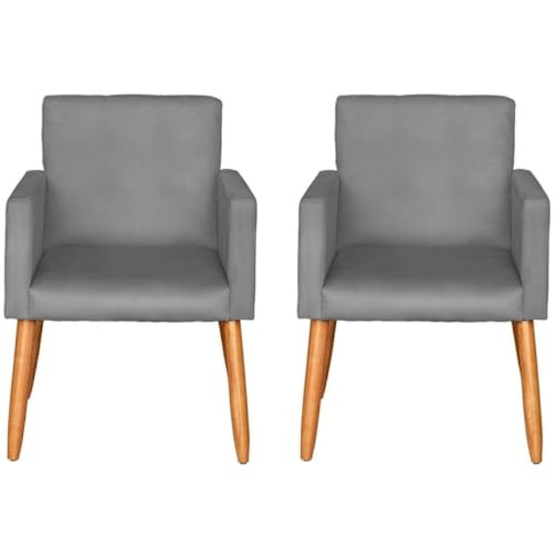 Kit 2 Poltronas Cadeira Decorativa 1