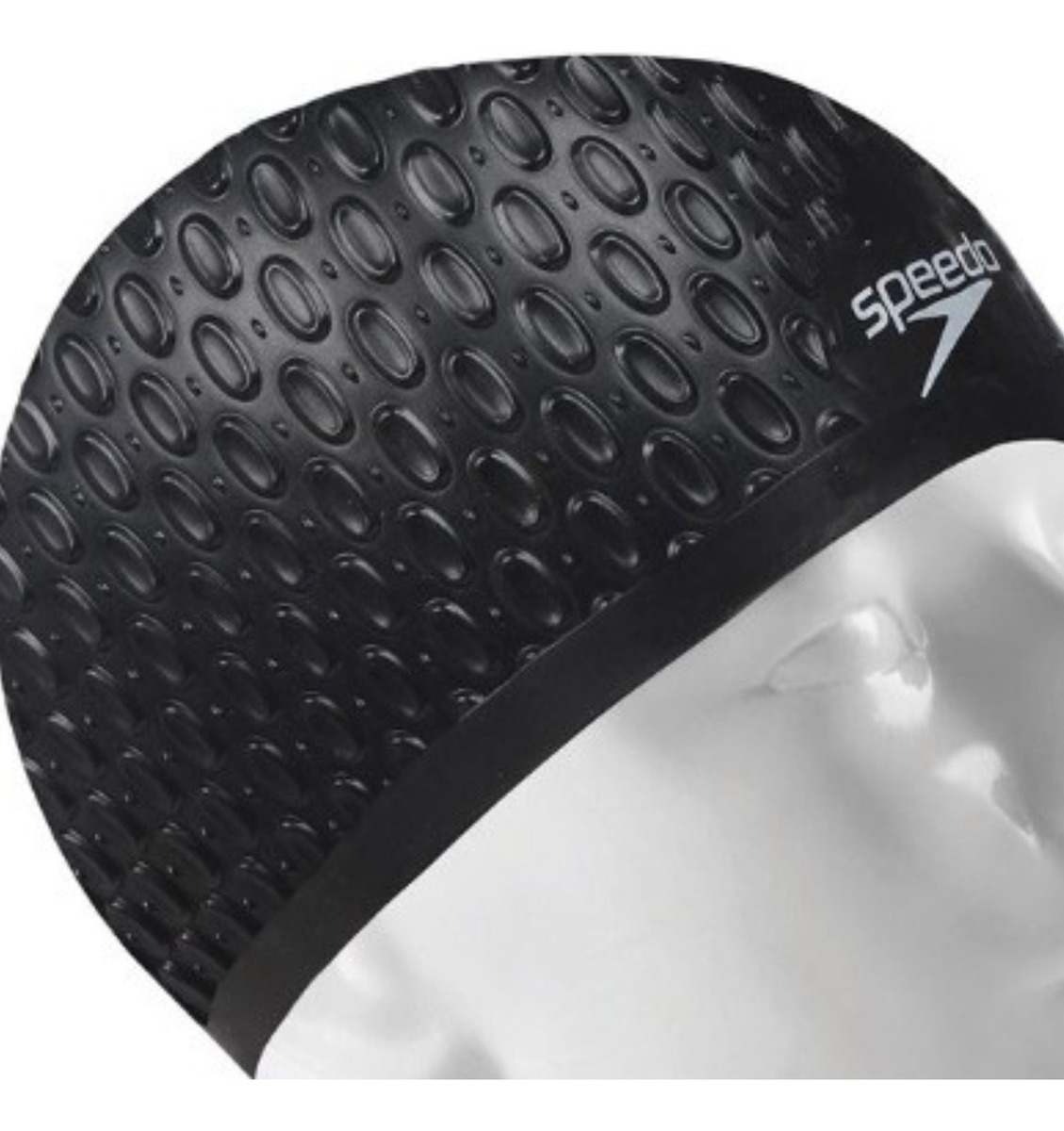 Touca Natação Speedo Water Drops Cabelos Volumosos Silicone 2