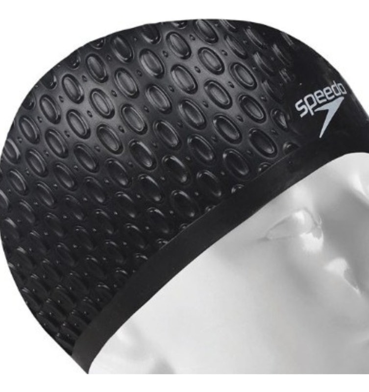 Touca Natação Speedo Water Drops Cabelos Volumosos Silicone 2