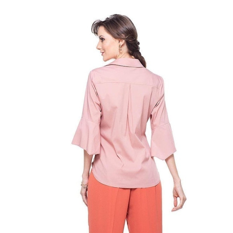 Camisa Social Manga Flare 2