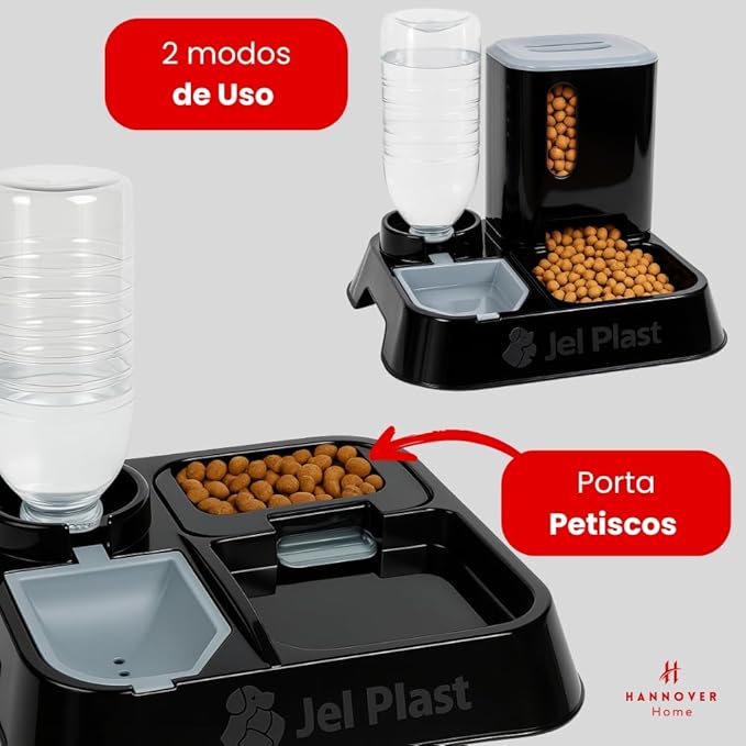 Alimentador Inteligente 2 em 1 Água e Ração 5