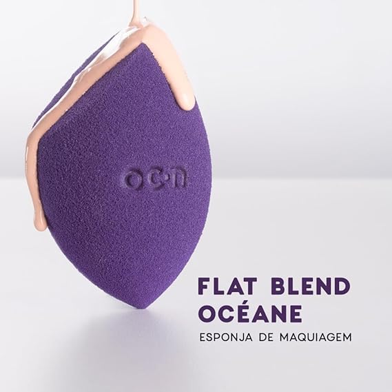 Esponja de Maquiagem - Flat Blend Roxa Océane Purple 4