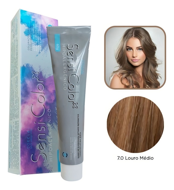 Tinta para Cabelo Sensi Color Hipoalergênica 2