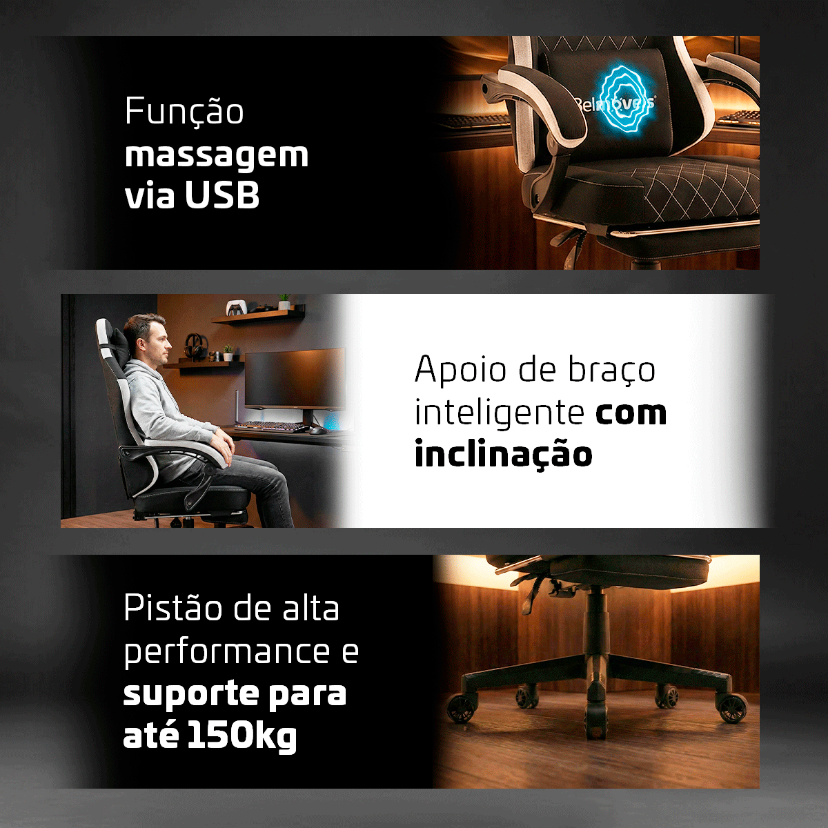Cadeira Gamer Belmóveis 2