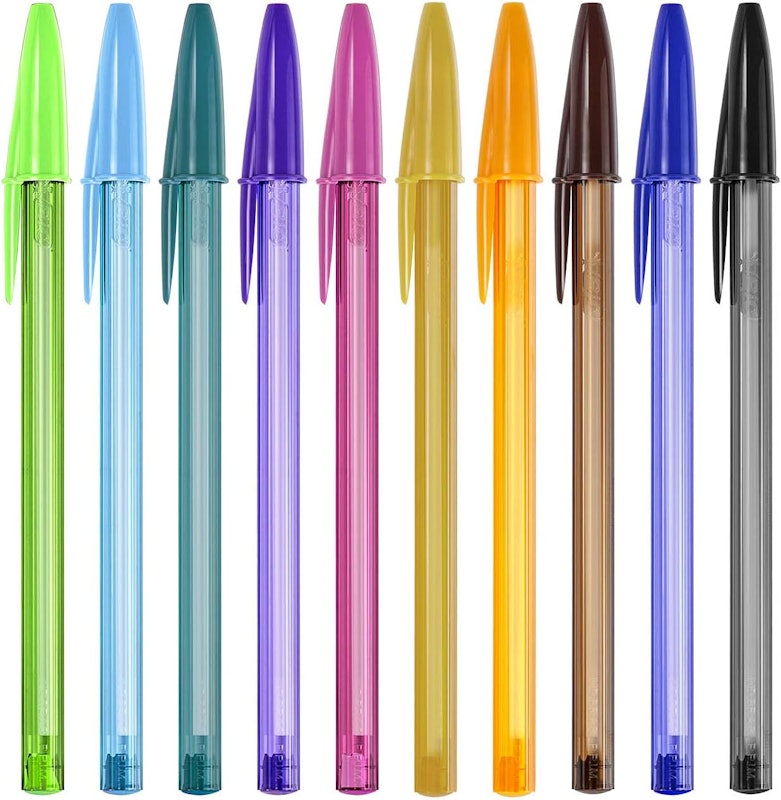 Canetas Coloridas Bic Cristal Fashion 10 Cores 3