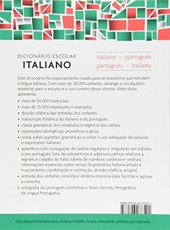 Michaelis Dicionário Escolar Italiano 2