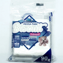 Massa para Biscuit Branca Polycol