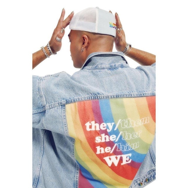 Jaqueta Jeans Levis Liberation Trucker Pride 3