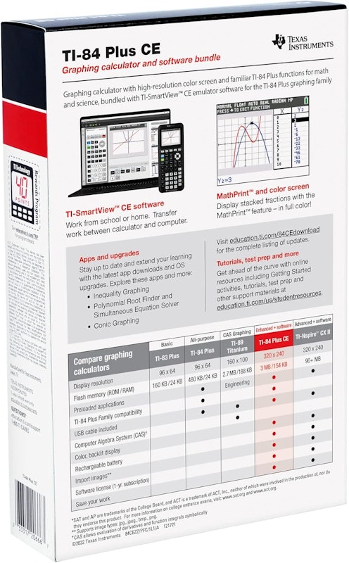 Calculadora Gráfica TI-84 Plus CE Python Edition 5