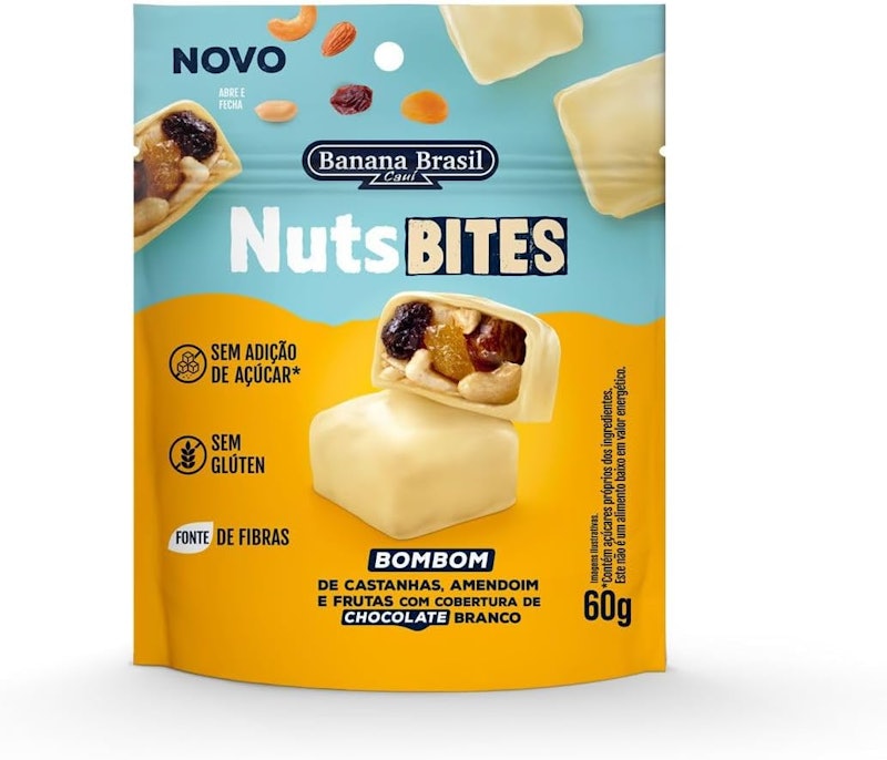 NutsBITES Chocolate Branco 1