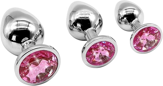 Plug Anal Silver 3 Peças Kiboule 2