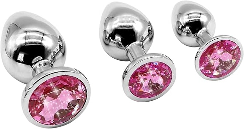 Plug Anal Silver 3 Peças Kiboule 2