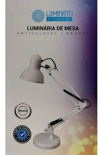 Luminária de Mesa Articulável com Base/Garra LUMINATTI 5