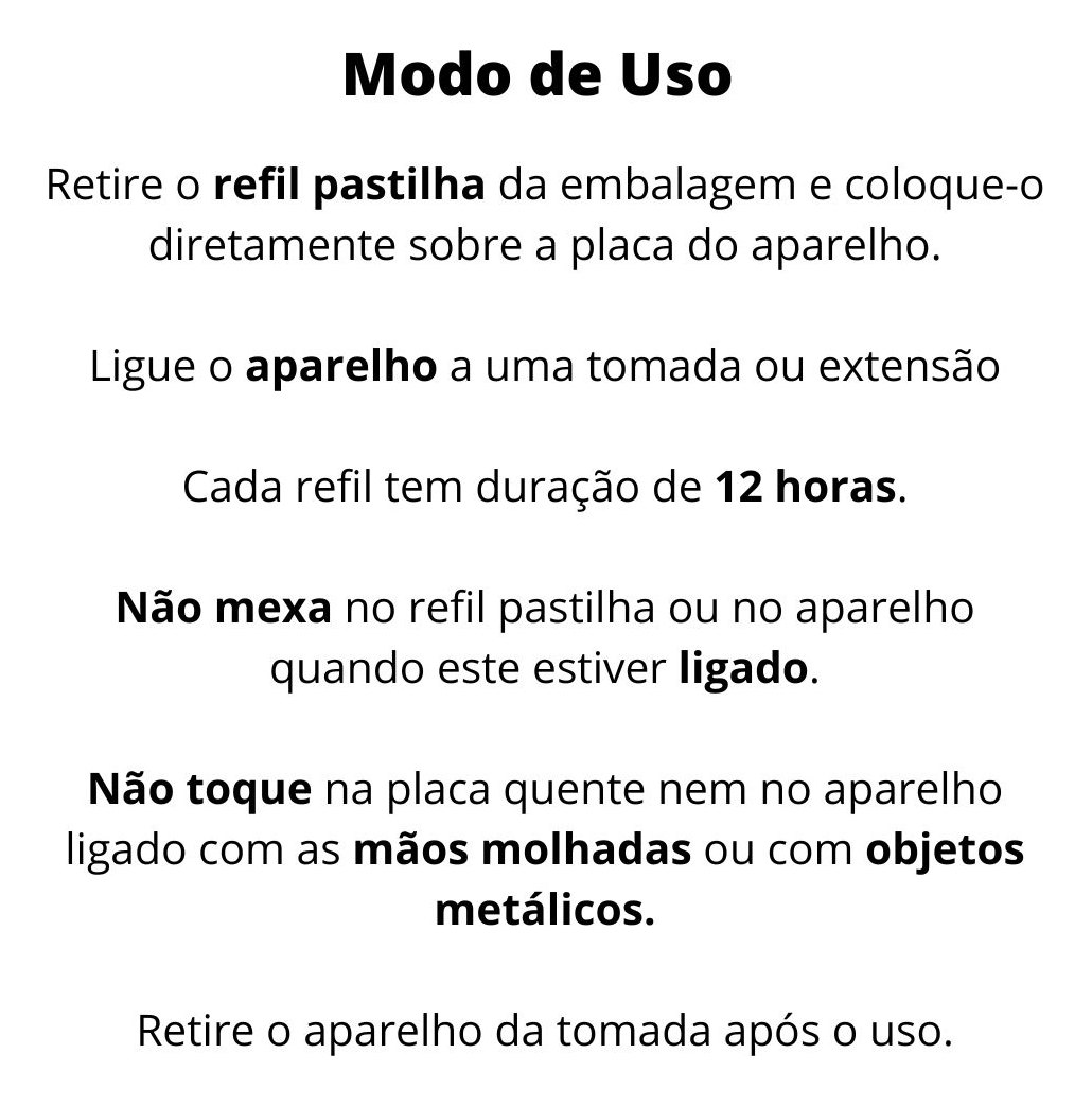 Jimo Anti-Inset Elétrico Pastilha 4