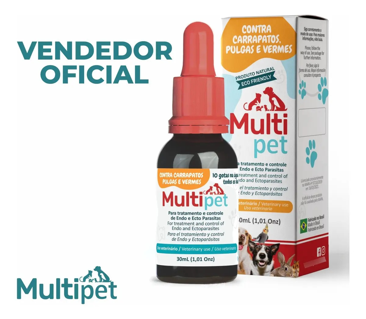 Multipet Pulgas e Carrapatos  2
