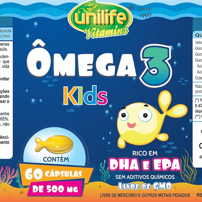 Ômega 3 Kids em Cápsulas 500 mg 4