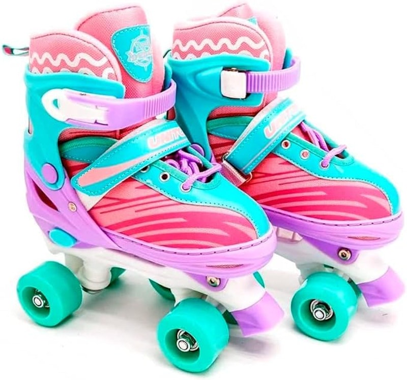 Patins Quad Ajustável Kit com Acessórios de Segurança Turma da Aventura 4
