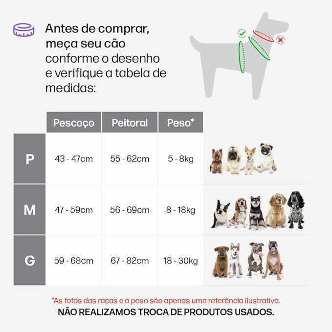 Peitoral Madog Comfort + Guia Basic 3
