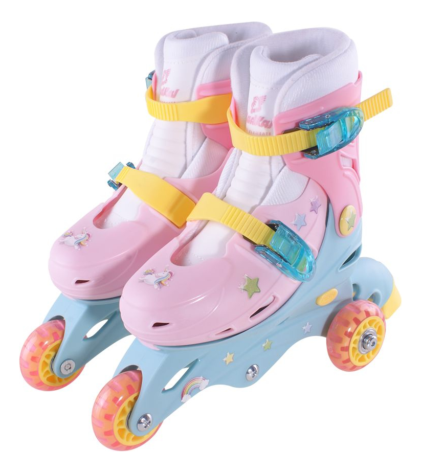 Patins AJ Tri-Line com Acessórios Unicórnio 1