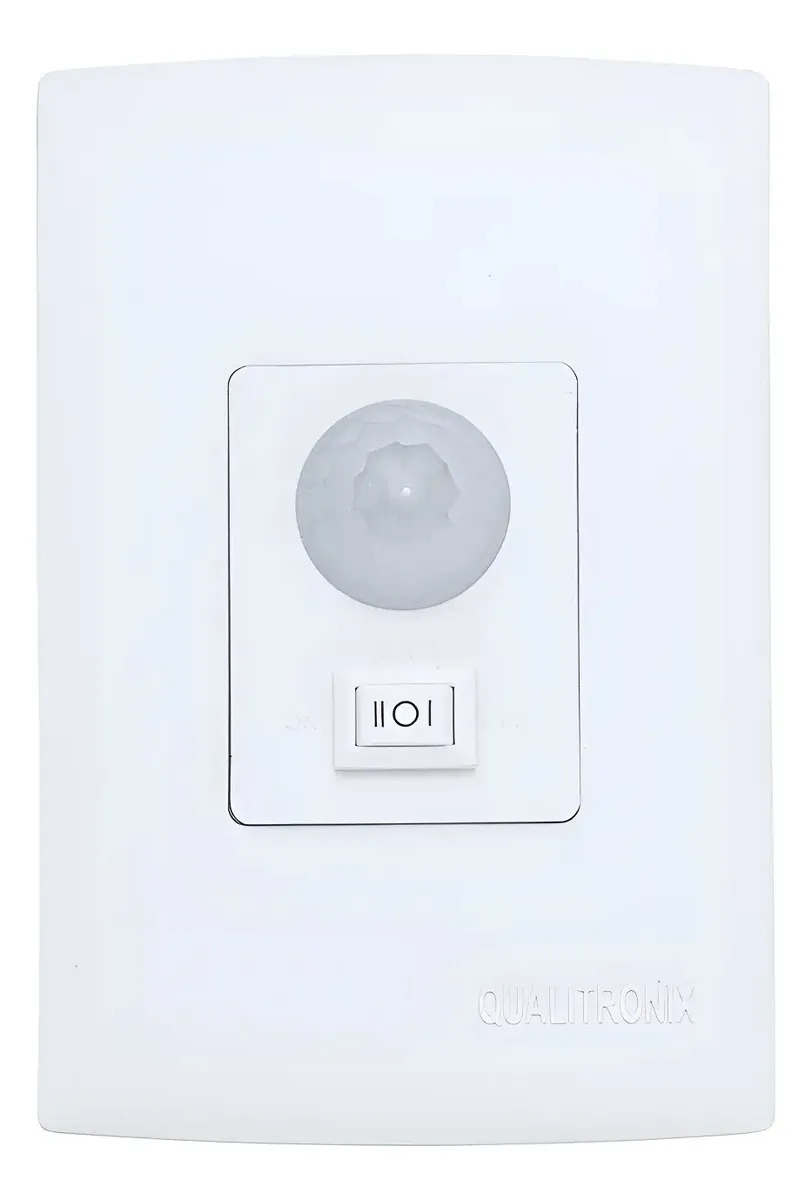Sensor de Presença Embutir com Chave 6 Funções Qualitronix 1