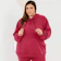 DONA ONDA Blusa Canguru Moletom Feminino com Capuz e Bolso Plus Size 1