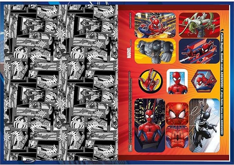 Cadernos Brochura Tilibra Spider-Man - Pacote com 5 5