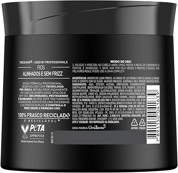 Máscara de Tratamento Blindagem Antifrizz TRESemmé 2
