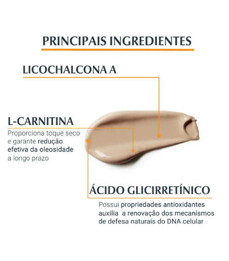 Protetor Solar Facial Oil Control Cor Média FPS 70 5