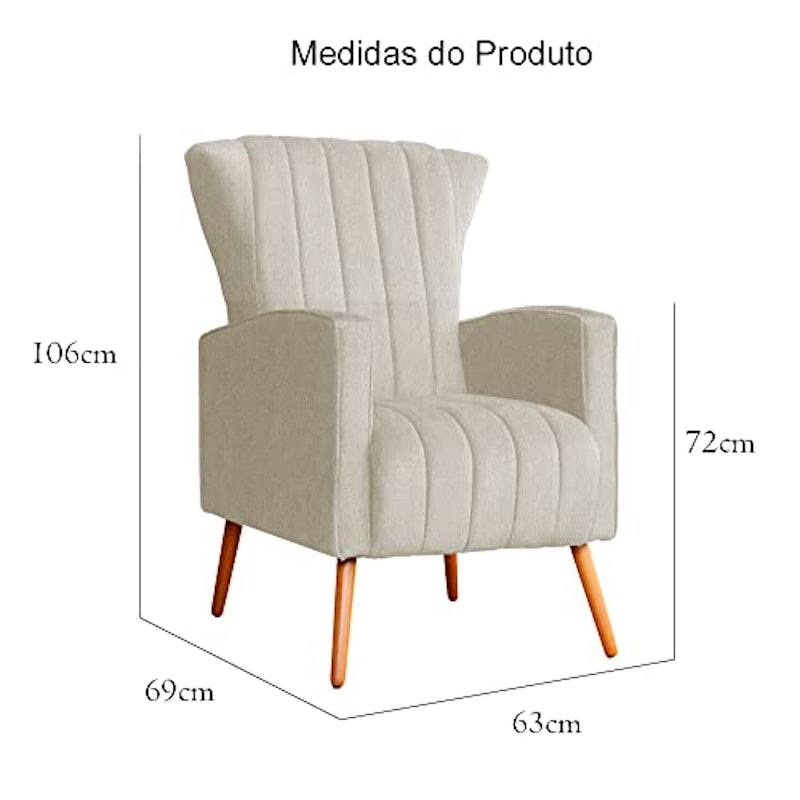 Poltrona Decorativa Melinda 6