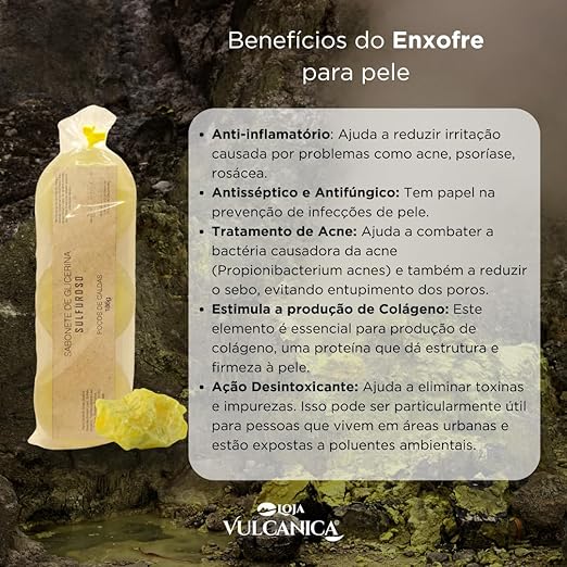 Sabonete Enxofre e Glicerina - Sulfuroso 4