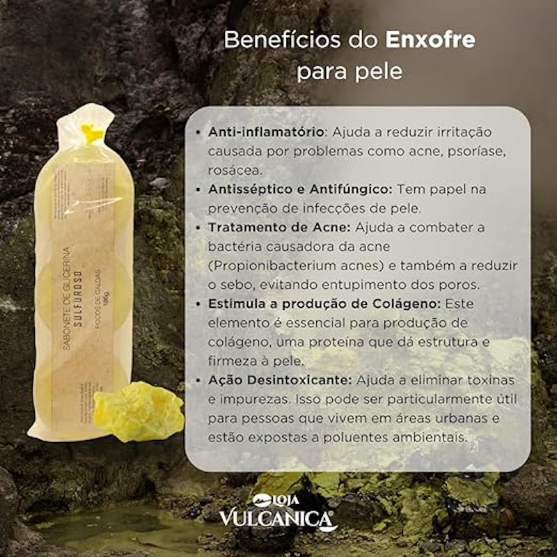 Sabonete Enxofre e Glicerina - Sulfuroso 4