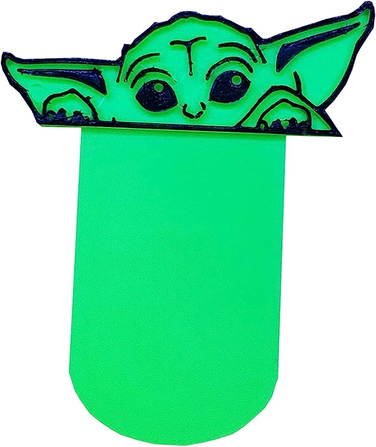 Marcador de Páginas Baby Yoda Cute 1