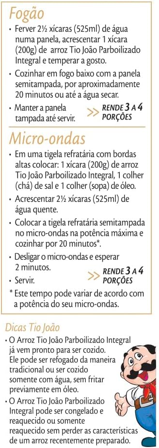 Arroz Tio João Integral  3