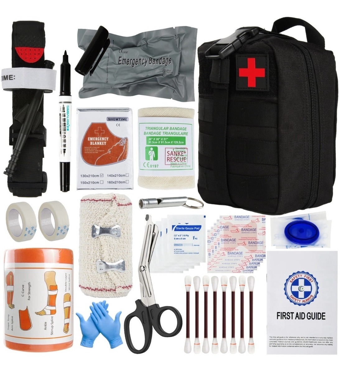 Kit Médico Sobrevivência Primeiros Socorros Aph 1