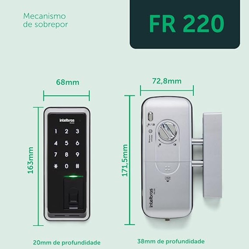 Fechadura Digital com Biometria 3
