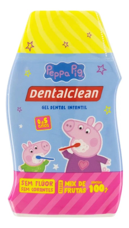 Gel Sem Flúor Dentalclean Peppa Pig 1