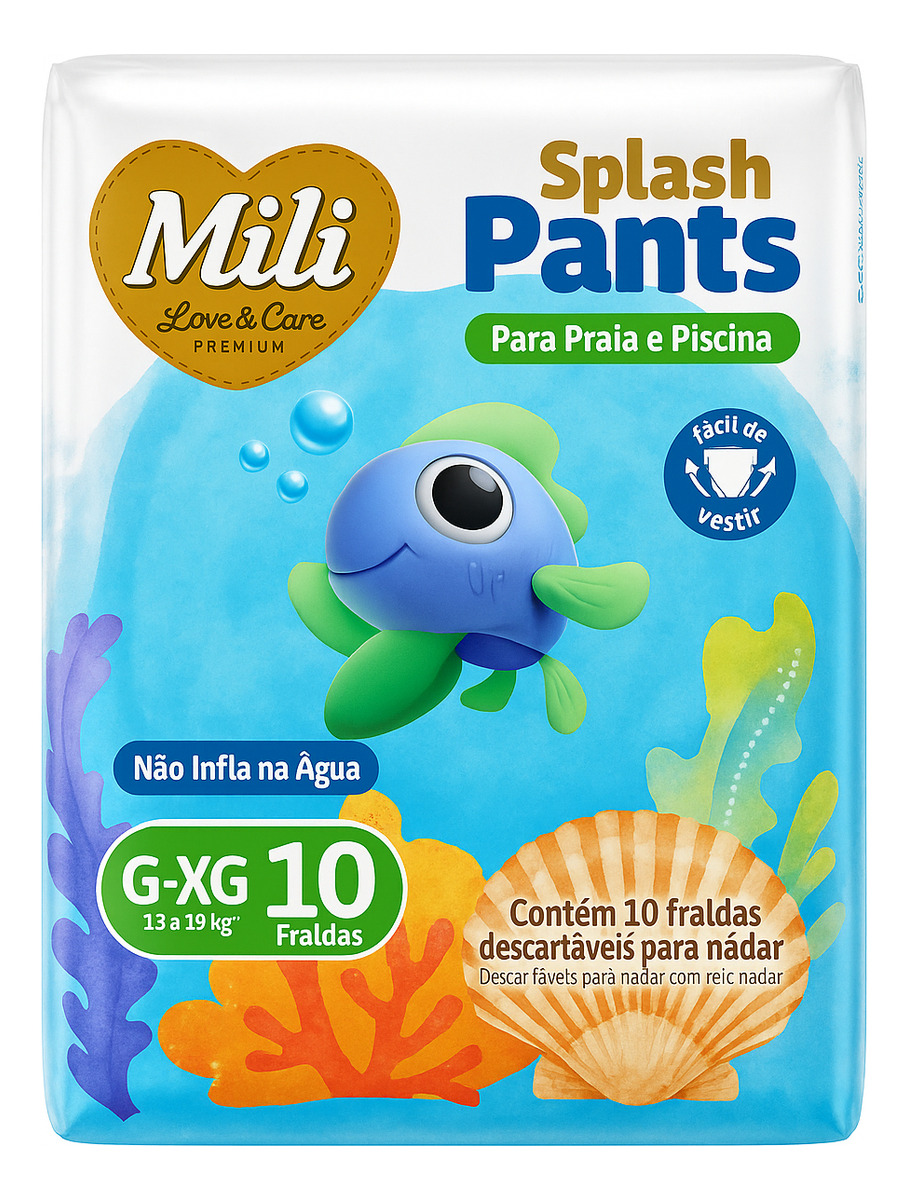 Fralda Infantil Splash Pants 2