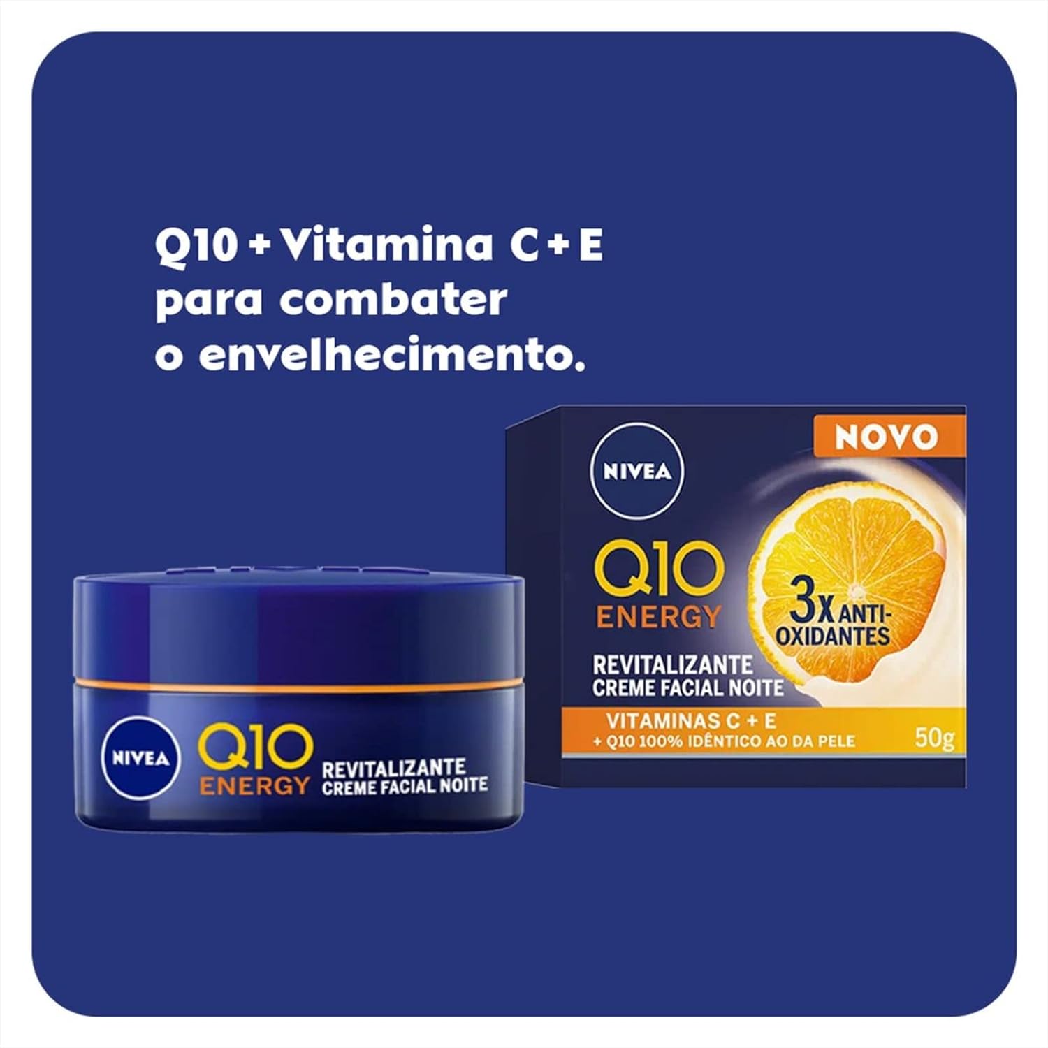 Creme Facial Antissinais Q10 Energy Noite 2