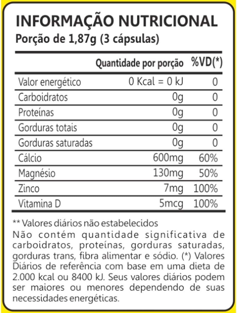 Cálcio, Magnésio e Zinco 2