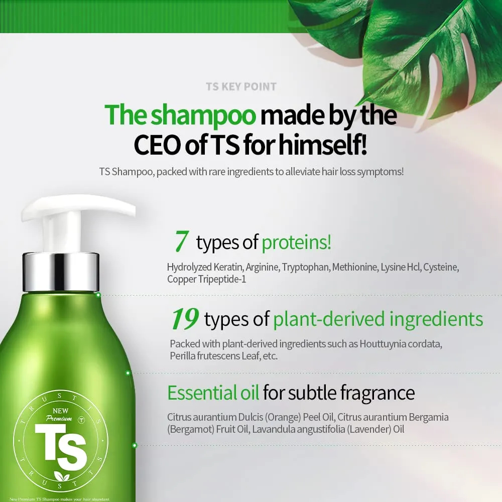 Shampoo Ts Shampoo Premium 500 ml Antiqueda 3