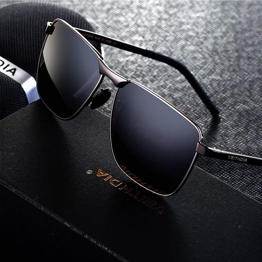Óculos de Sol Vintage Masculino Polarizado com Lente UV400 5