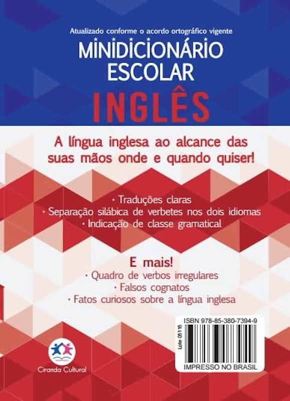 Minidicionário Escolar Inglês 2