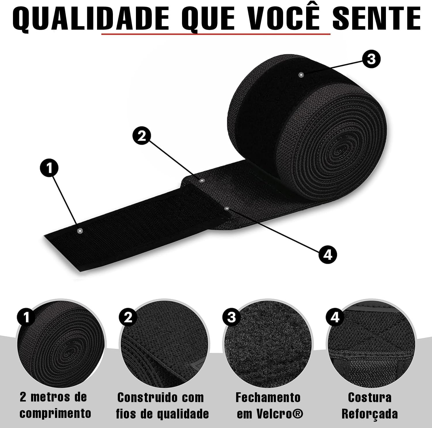 Faixa Elástica para Joelho Spank 4