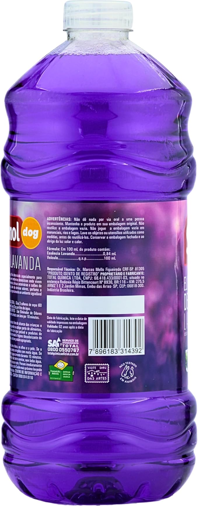 Eliminador de Odores Sanol Lavanda 2 L 3