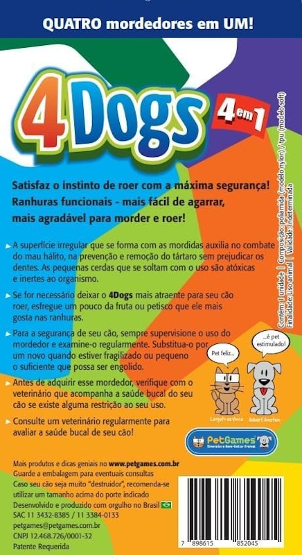 Mordedor Tridimensional 4 Dogs Nylon 5